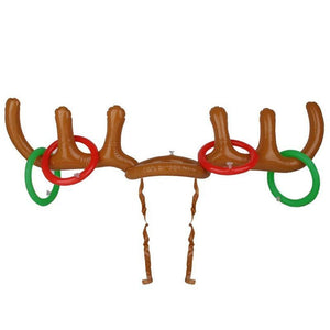 CHRISTMAS SALE - 50% OFF - Christmas Reindeer Antler Ring Toss Game