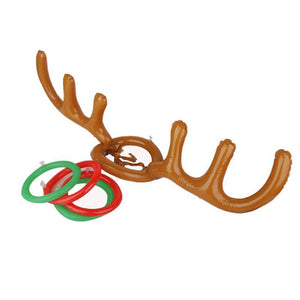 CHRISTMAS SALE - 50% OFF - Christmas Reindeer Antler Ring Toss Game